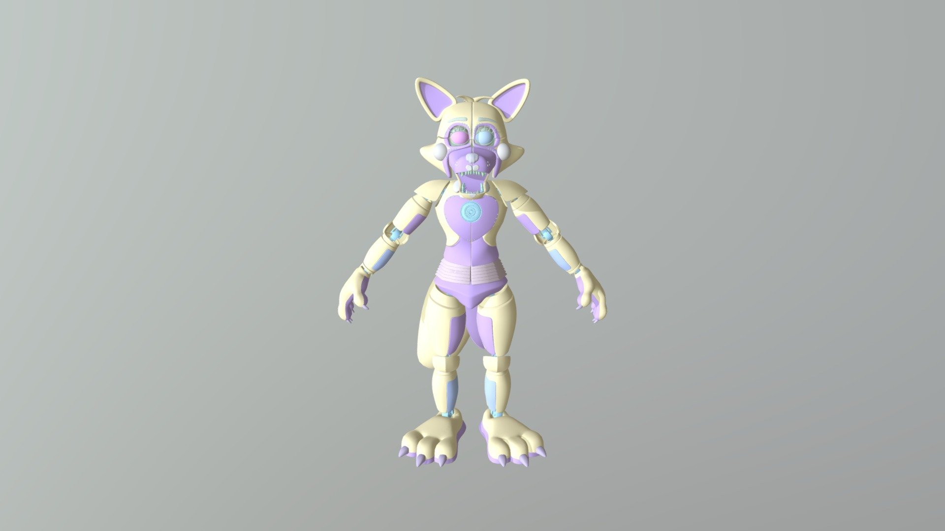 Foxy 3d model