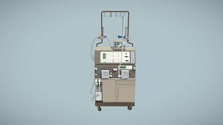 dialysis machine 3D Model