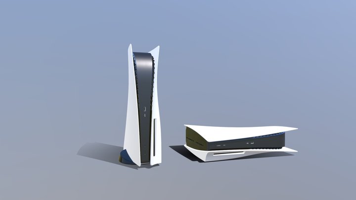 detailed classic ps5 3D Model