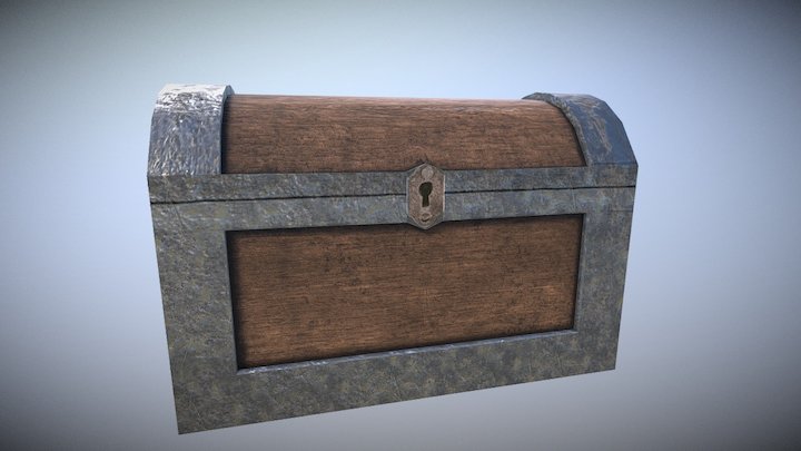 Treasure Chest 3D Model