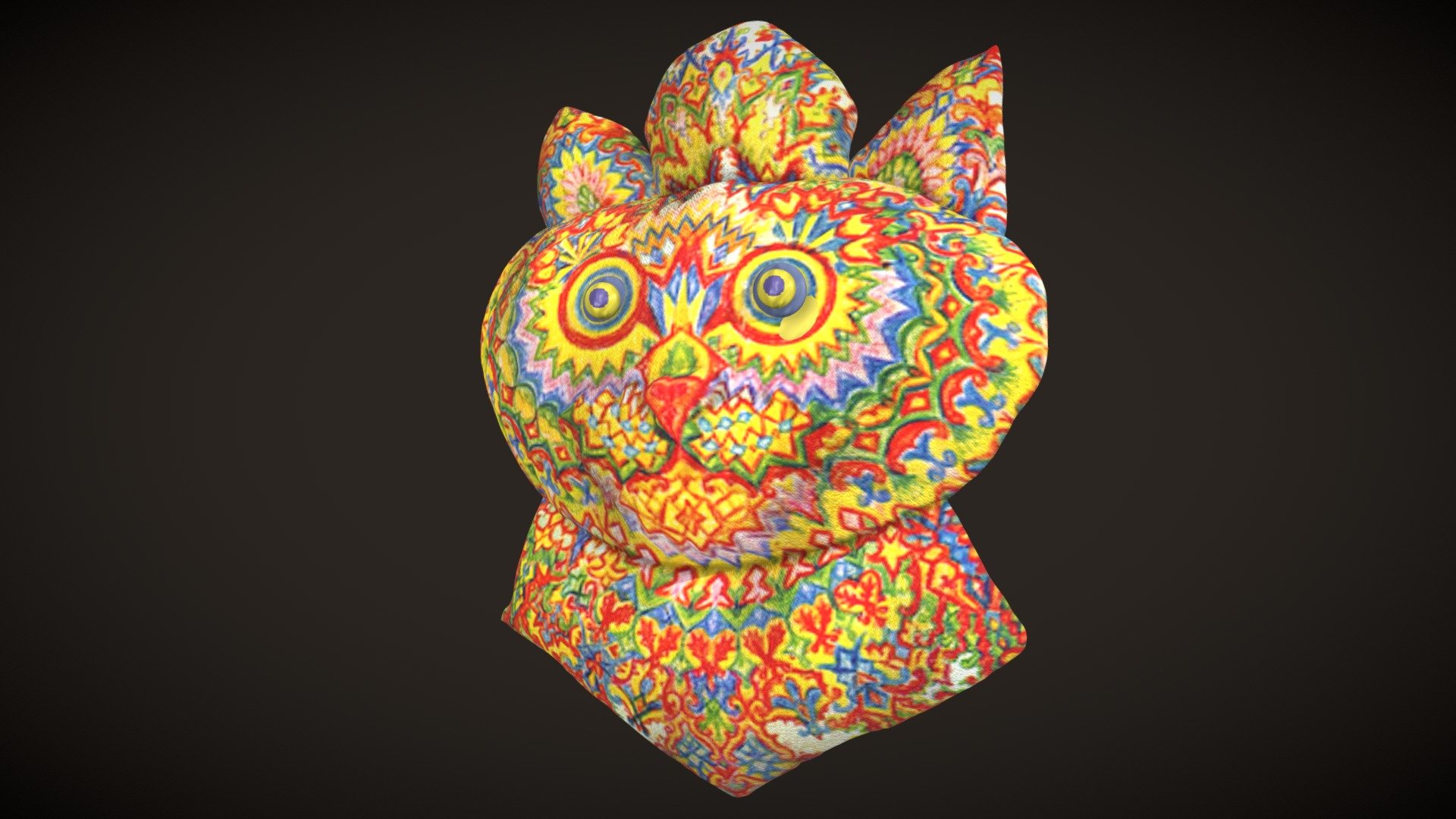 Cat (based on drawing by Louis Wain)
