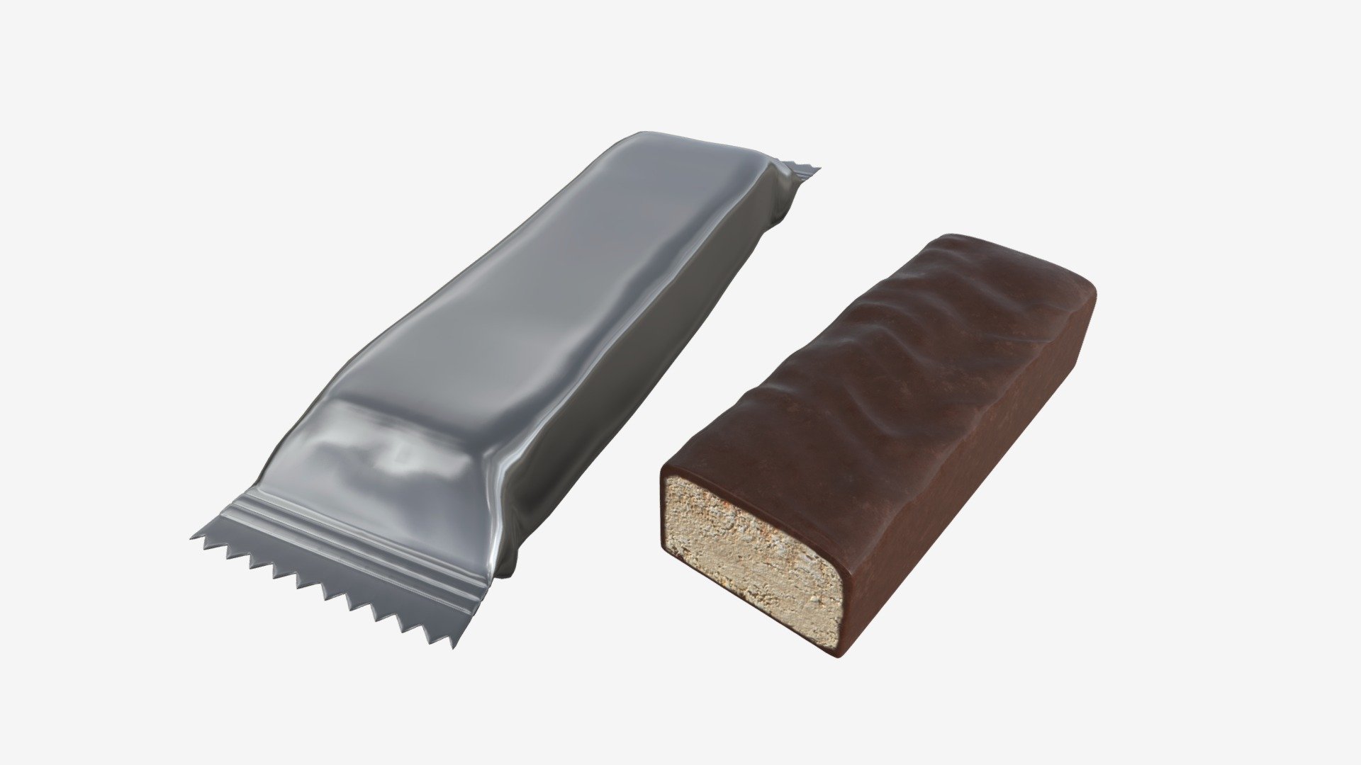 Blank food candy chocolate plastic package wrap