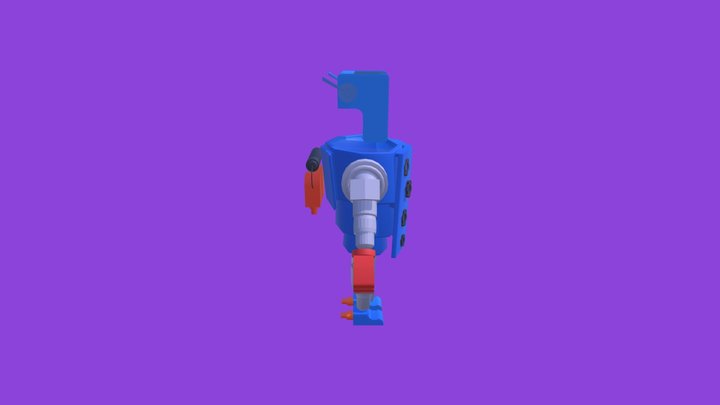 Robot_FeignDeath 3D Model