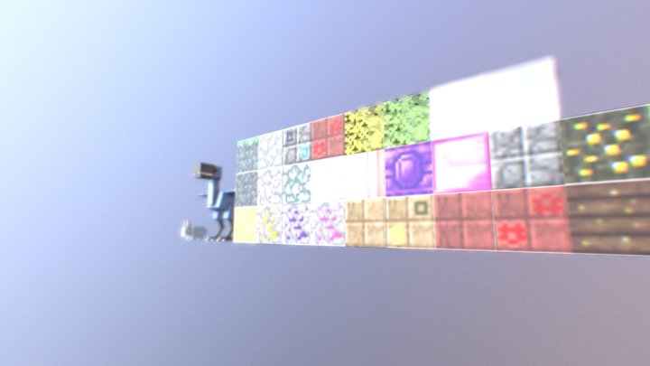 Minecraft Mods Rig 3D Model