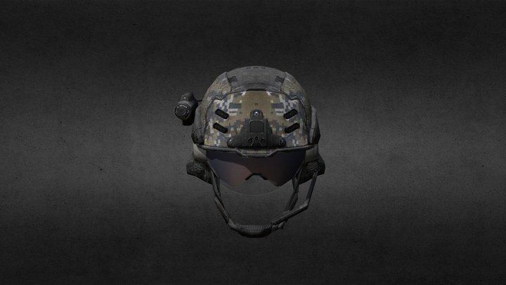 Army Helmet 3D Model