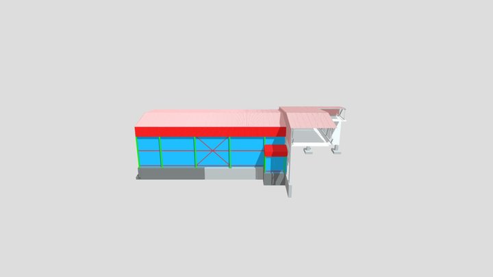 Склад 2 Холодильні камери 3D Model