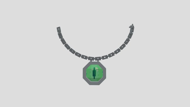 Displaced Amulet 3D Model