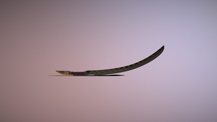 TaChi_1 from Weapon Collection Set Vol_1 3D Model