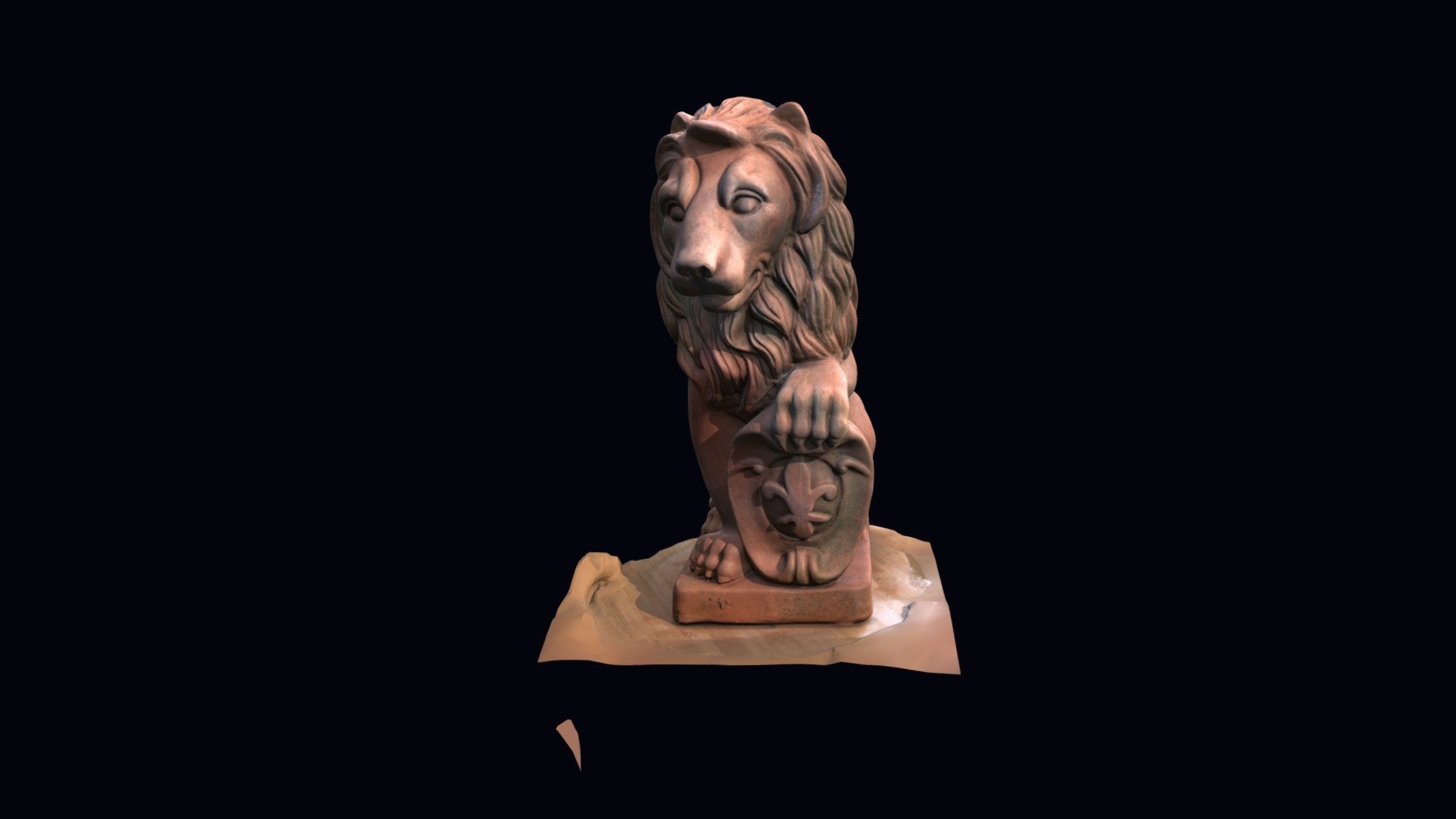 Lion Statue - 3D Scan - 3D model by H256 [078dd1c] - Sketchfab