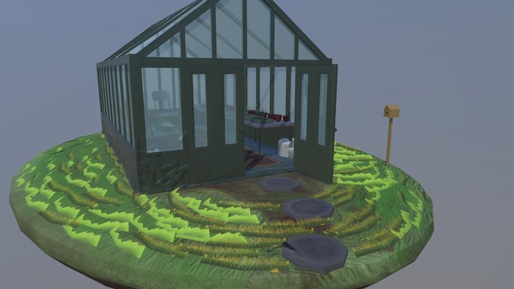 Garden Greenhouse 3D Model