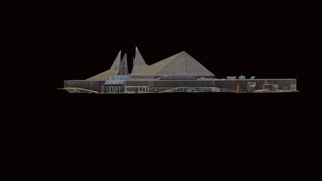 Wanuskewin Heritage Park Building 3D Model