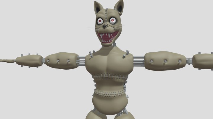 Monster cat 3D Model