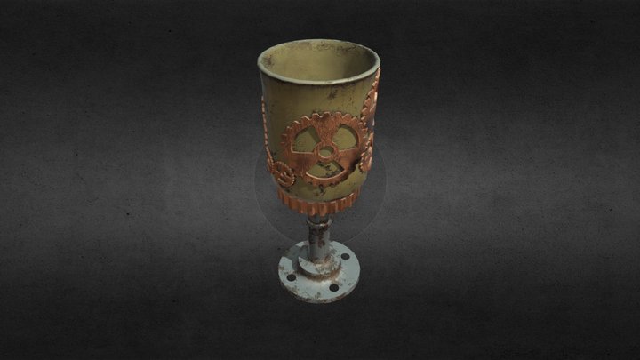 Steampunk Goblet 3D Model