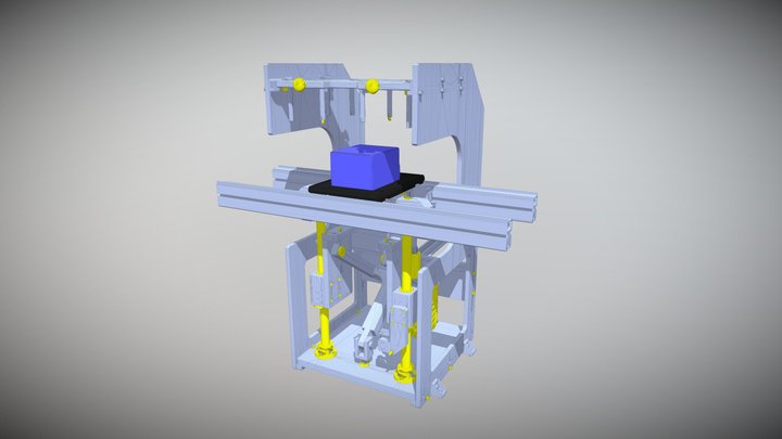 Kniehebel - Werkstückträger 3D Model