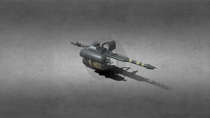 Flamethrower 3D Model