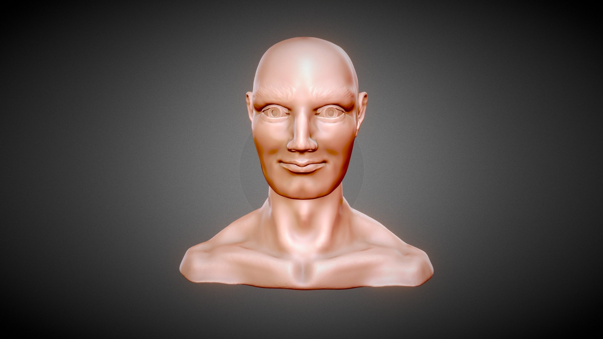 Male Bust 3d Model By Procyonlotor [079156d] Sketchfab