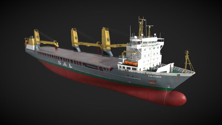 MV Frauke 3D Model