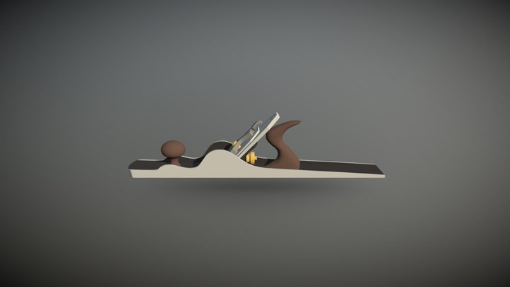No5 Hand Plane 3D Model