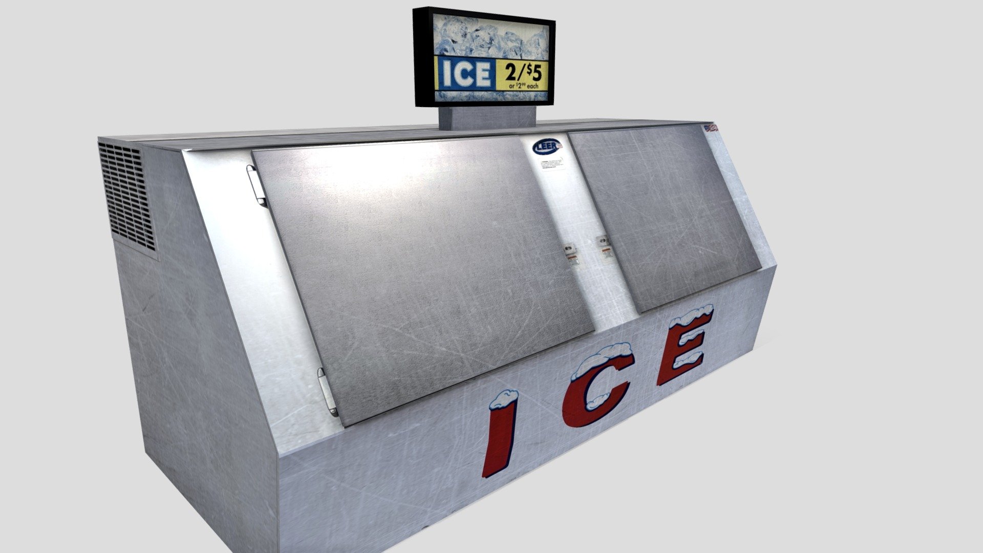 Ice machine (low poly) Download Free 3D model by Derfmode [0793898