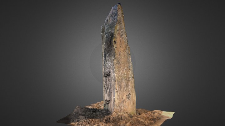 Pencraig Hill Standing Stone, Scotland – Free 3D Model STL