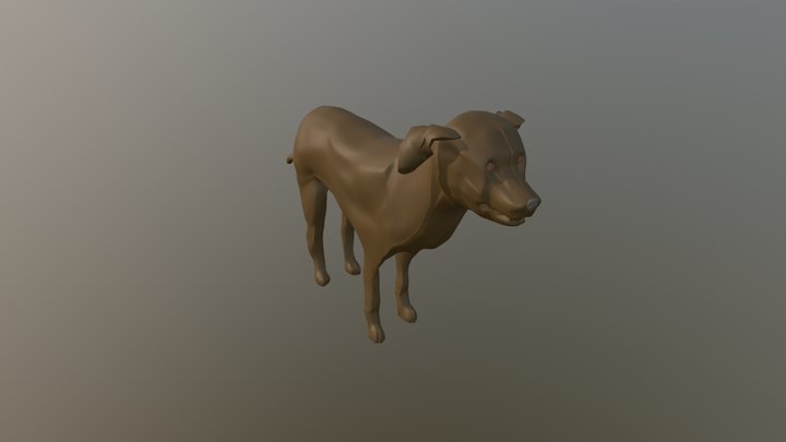Model Dog 3D Model