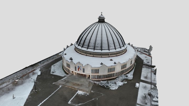 Kościół św. Jadwigi Królowej w Płocku 3D Model