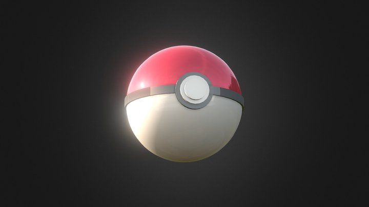 Pokeball 3D Model