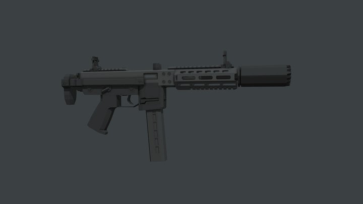 Low Poly B&T KH9-SD 3D Model