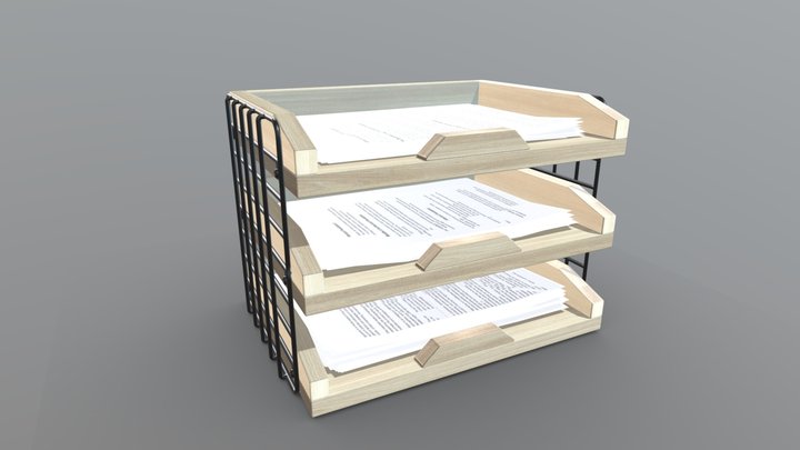 Office decor organiser paper – Modèle 3D gratuit STL