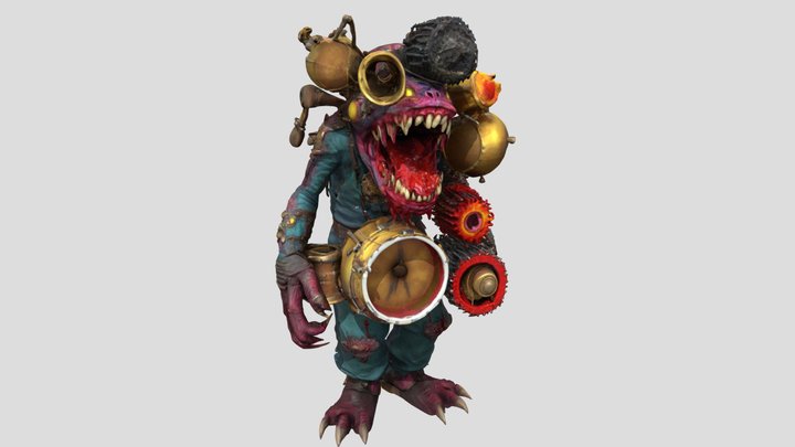 Blastmaw - monsters of rock – Kostenloses 3D-Modell STL