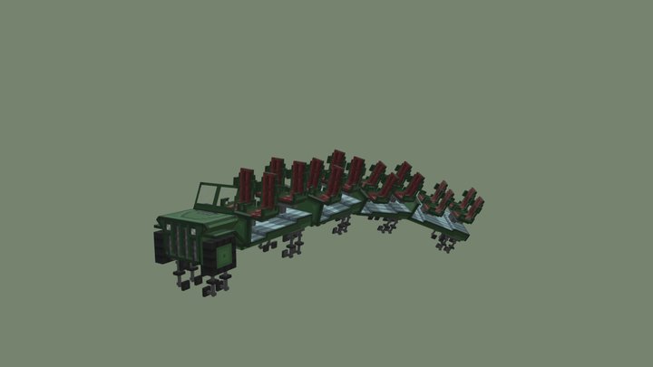 Train Coaster 3D Model