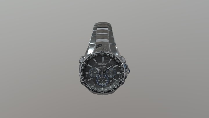 Seiko Watch 3D Model