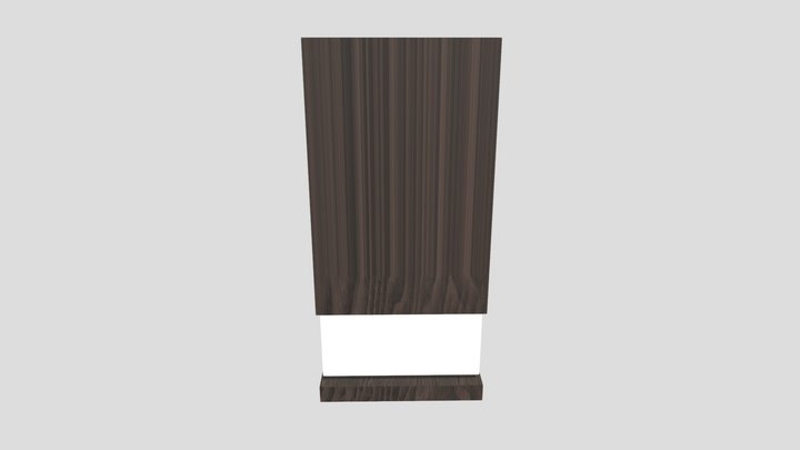 fashion wooden light 3D Model