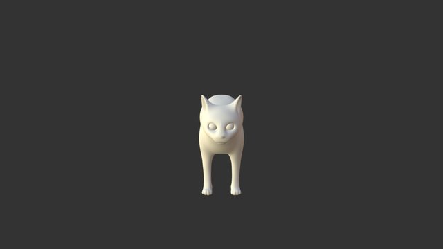 Cat Sculpt 3D Model