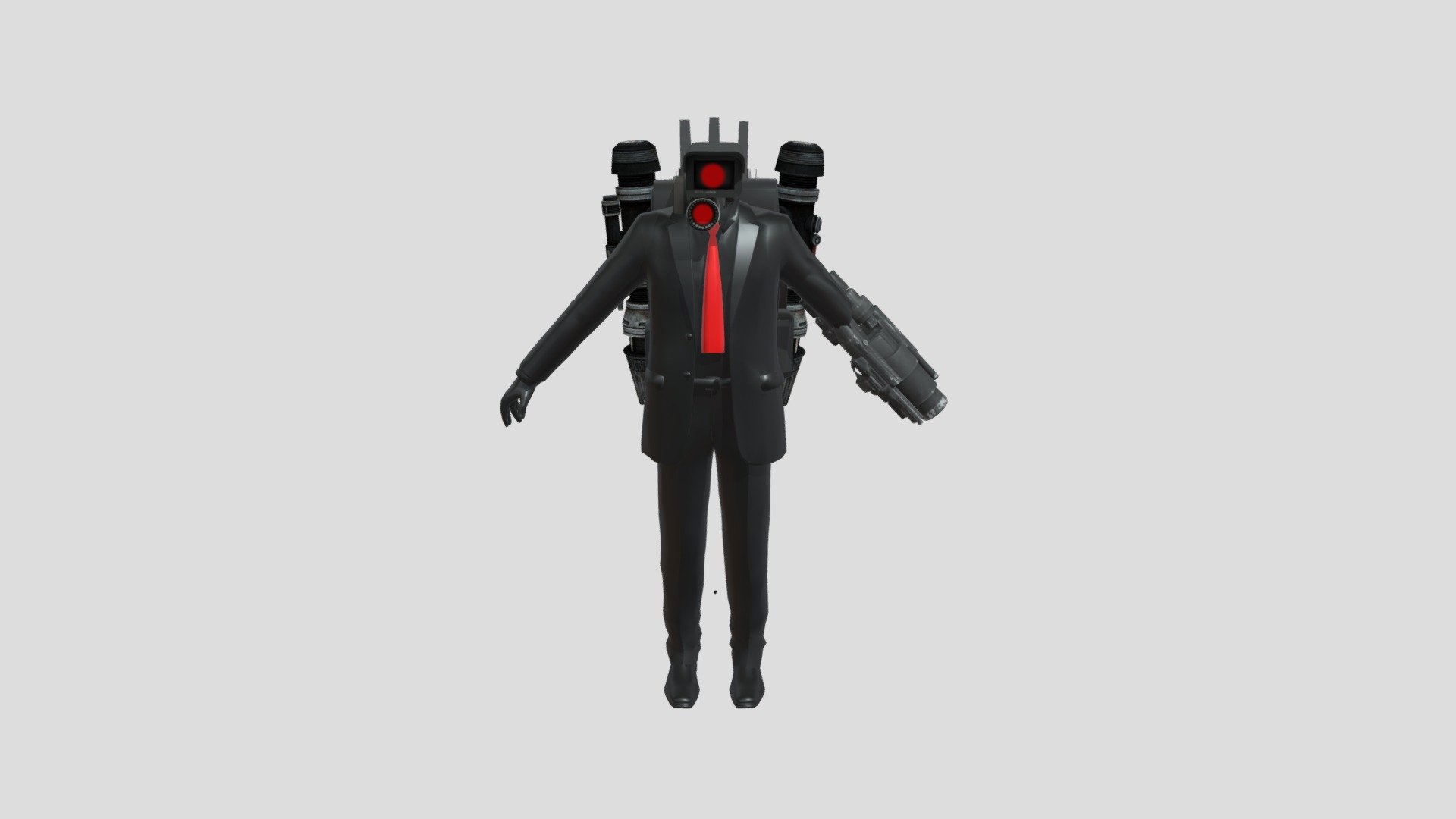 Dark Cameraman - Download Free 3d Model By Skibidi Bro 