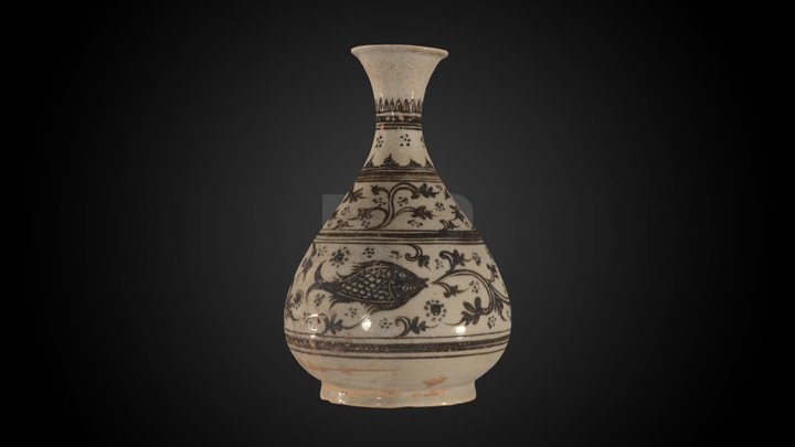 Kalong Vase, 14th-16th C CE – Gratis 3D-model STL