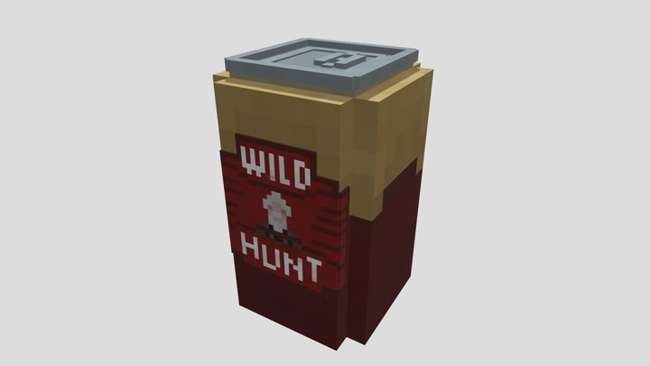 Wild hunt beer 3D Model