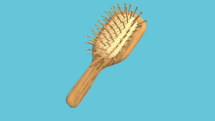 My hair brush 3D Model