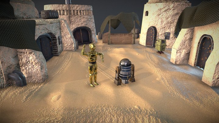 Star wars Tatooine 3D Model