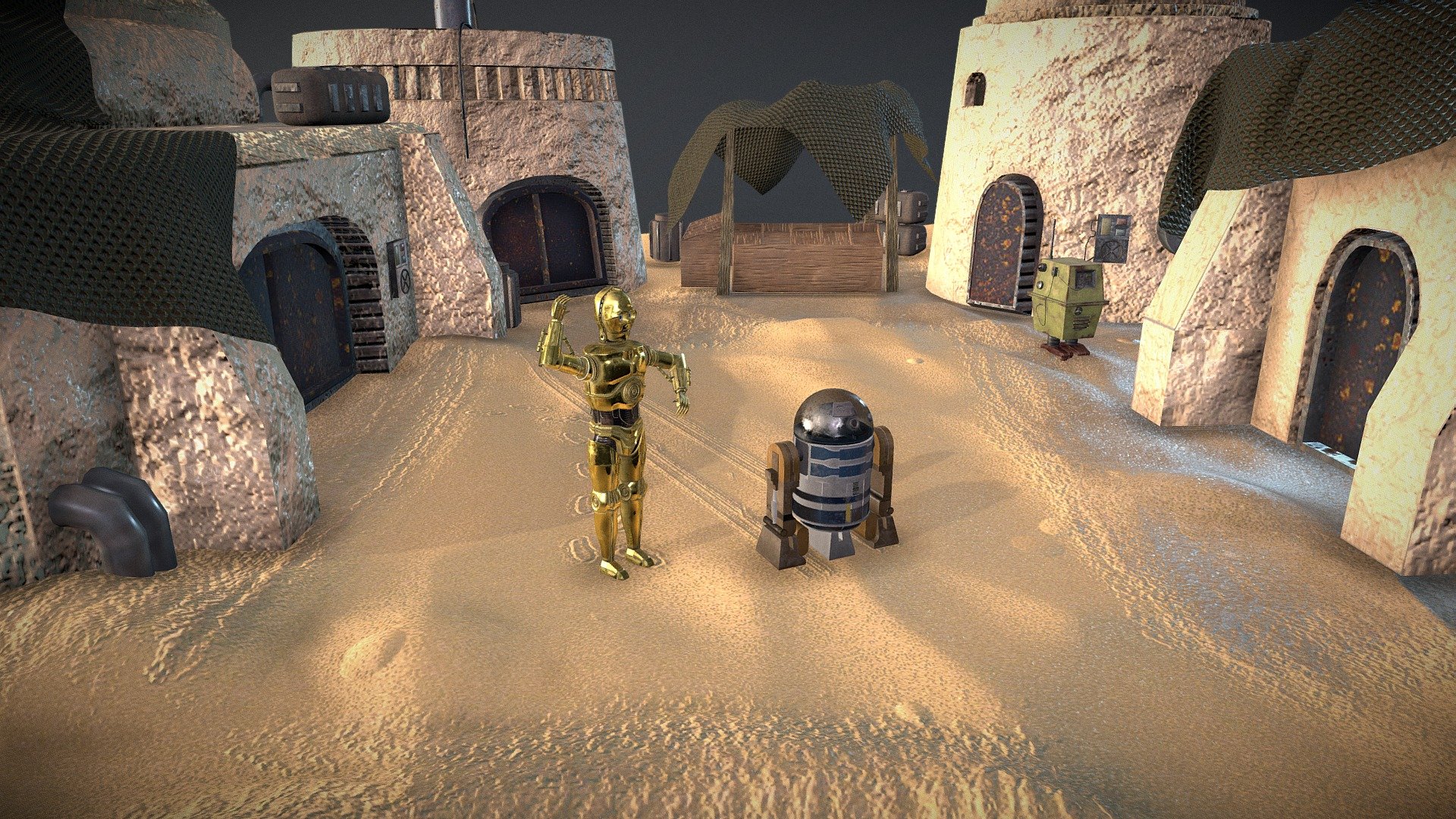 Star wars Tatooine - Download Free 3D model by Donstereo [079a7ad ...