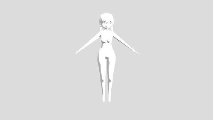 anima girl 3D Model