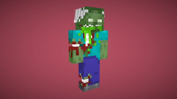 Zombie re-Skin 3D Model