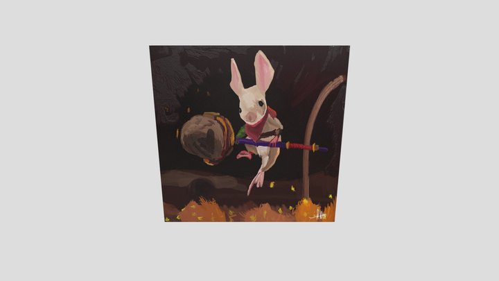 Quill from Moss 3D Model
