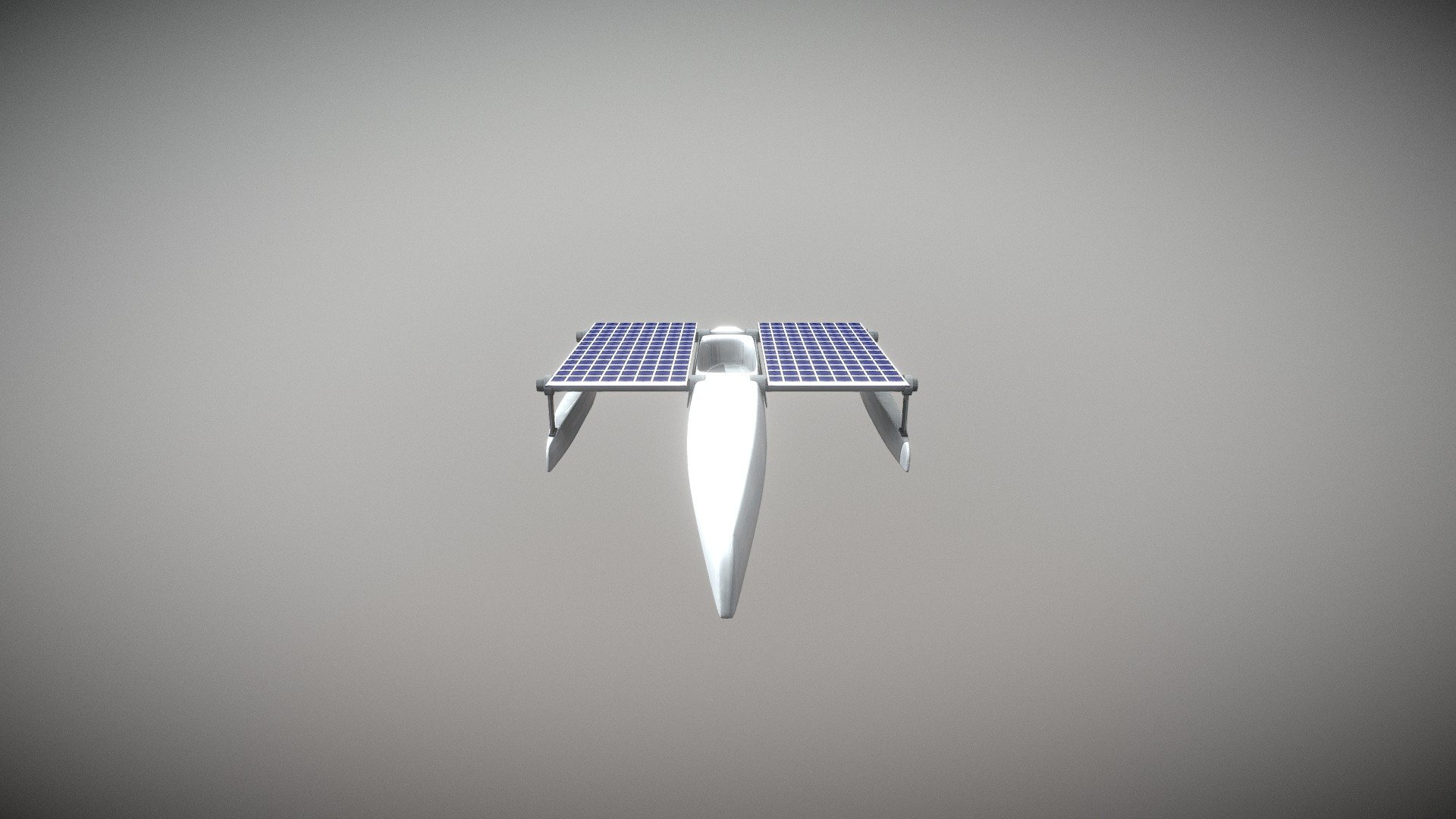 Тримаран на основе плоскодонной лодки - 3D model by Эковолна ...
