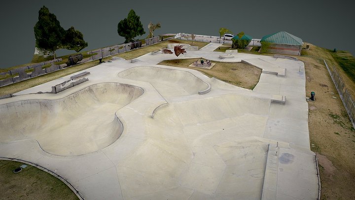 Herriman City city Skate Park 3D Model