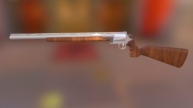 Revolving Rifle 3D Model