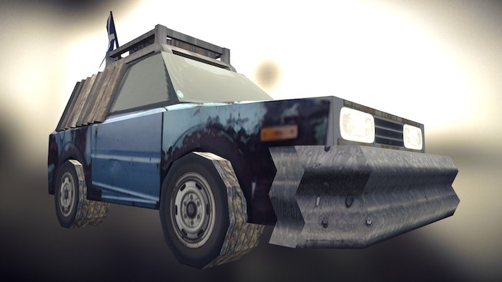 Barrier Car updated 3D Model