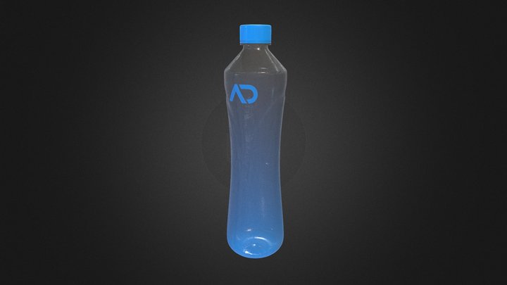 Simple stylized Water bottle 3D Model