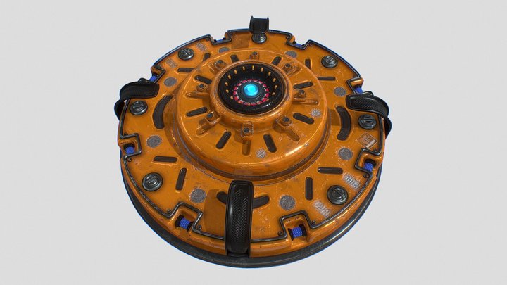 VX-7 Power Core 3D Model