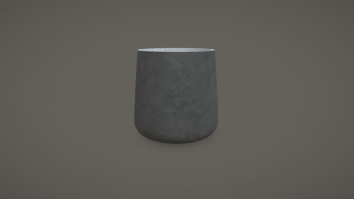 Stone Tea Cup 3D Model